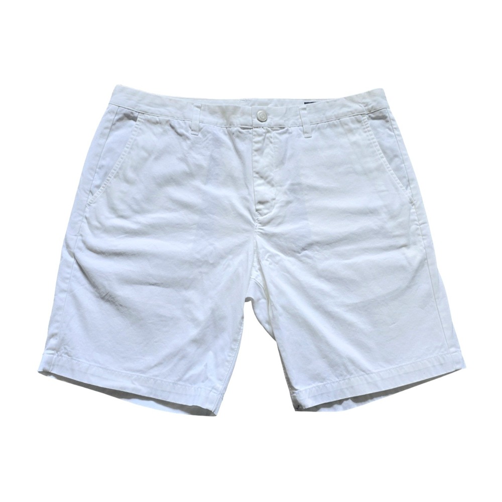 Bonobos Mens White Cotton Casual Chino‎ Shorts Size 36
